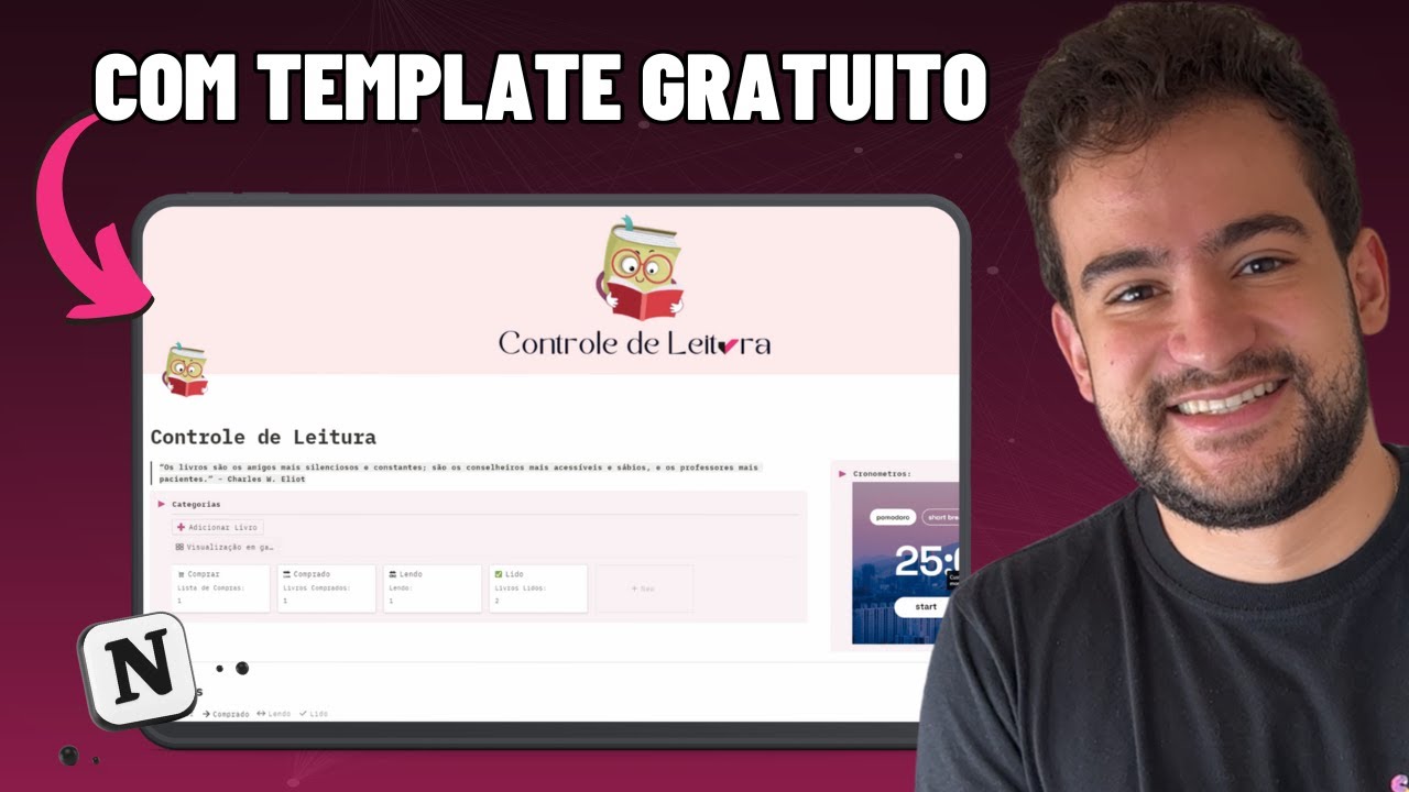 Fazendo um Controle de Livros e Leitura no Notion Ná Prática
