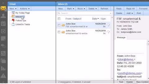 How to open email messages in SmarterMail