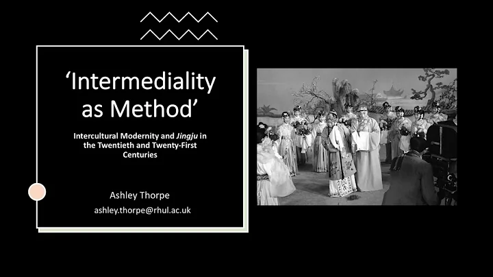 'Intermediality as Method' -- Intercultrual Modern...