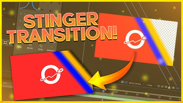 HOW TO MAKE A STINGER TRANSITION WITH YOUR LOGO FOR YOUR STREAMS/VIDEOS IN AFTER EFECTS! [TUTORIAL]