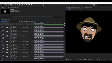 Ekspresi muka pada animasi 2D menggunakan After Effect