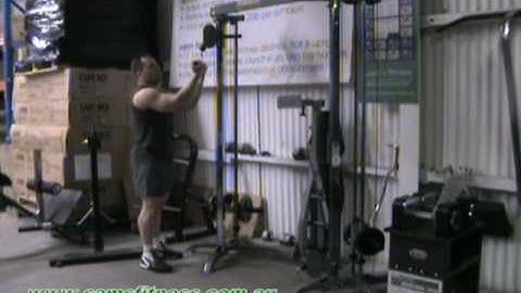Bicep and Tricep Exercises on the Powertec Shape System @ www.samsfitness.com.au