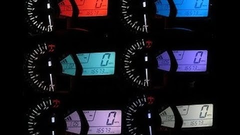 How to Change the color of your gauge cluster