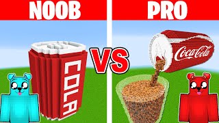 NOOB vs PRO COCA COLA w Minecraft!