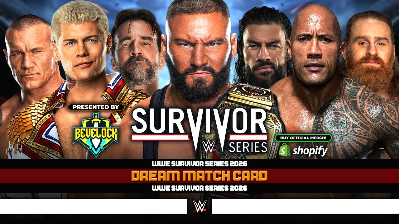 WWE Survivor Series 2026 - Dream Match Card [v2]
