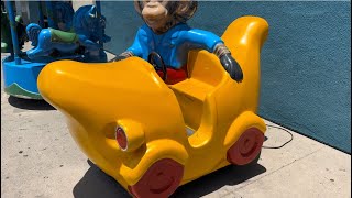 1990S Jolly Roger Richard Scarry Bananas Gorilla Kiddie Ride Eletech Ridewrong Audio