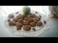 Dulces de caramelo y nuez