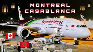 Montreal - Casablanca New B787 Premium Cabin - Royal Air Maroc Full Flight Report