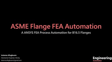 Flange FEA Automation