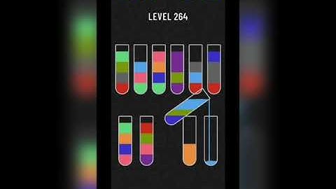 Water sort puzzle level 264