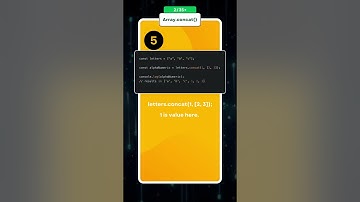 Part 2 - #2/35+ Array.concat() | JavaScript Array Methods | Interview Questions and Answers