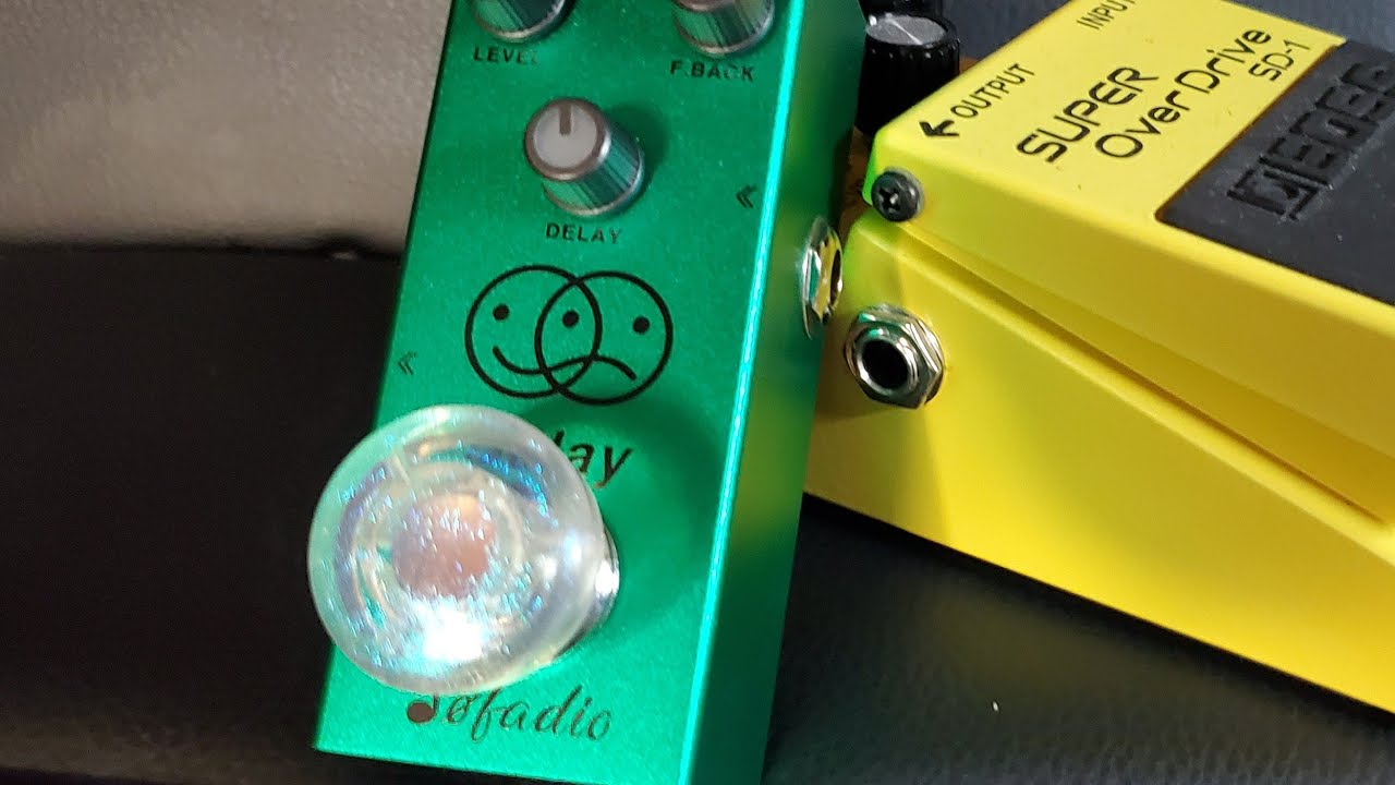 Review & Demo Sofadio Delay effects pedal!! An awesome budget delay