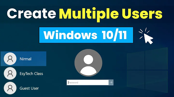 How to Create Multiple User Account in Windows 10/11 | Guest User Account on Windows