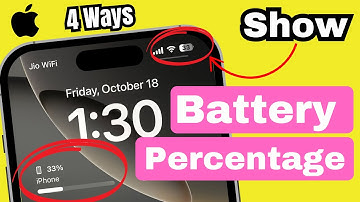 How to Show Battery Percentage % on iPhone 16 Pro, 16 Pro Max in 4 Ways