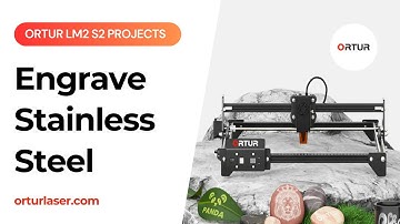 How to Engrave Stainless Steel with Ortur Laser Master 2 S2 | LaserGRBL