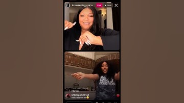 Thumbnail of SZA and Lizzo go live on IG and hilariously imitate Rihanna's Consideration! ❤️😂 #sza #lizzo #iglive