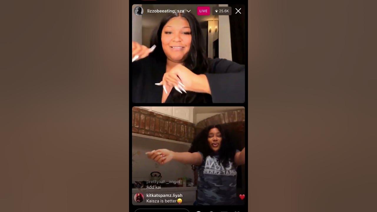 SZA and Lizzo go live on IG and hilariously imitate Rihanna's Consideration! β€οΈπ #sza #lizzo #iglive SZA and Lizzo go live on IG and hilariously imitate Rihanna's Consideration! β€οΈπ #sza #lizzo #iglive