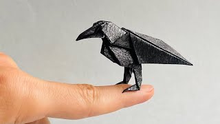 Origami Raven/Crow 1.1, revised step by step tutorial.