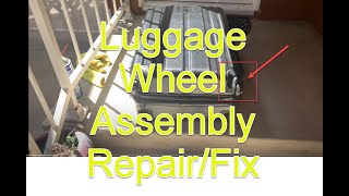 Luggage Swivel Wheel Assembly Stuck , Not Moving or Rotating Smoothly screenshot 4