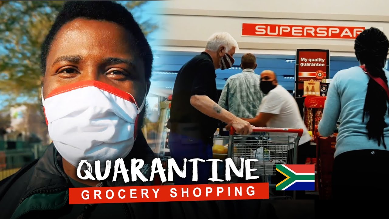 Quarantine Grocery Shopping South Africa Vlog Zambian Youtuber