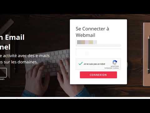 Le webmail (1) connexion