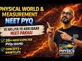 NEET 2026 PYQ Series 🔥 Physical World & Measurement | Day 1 | #physicschoorma