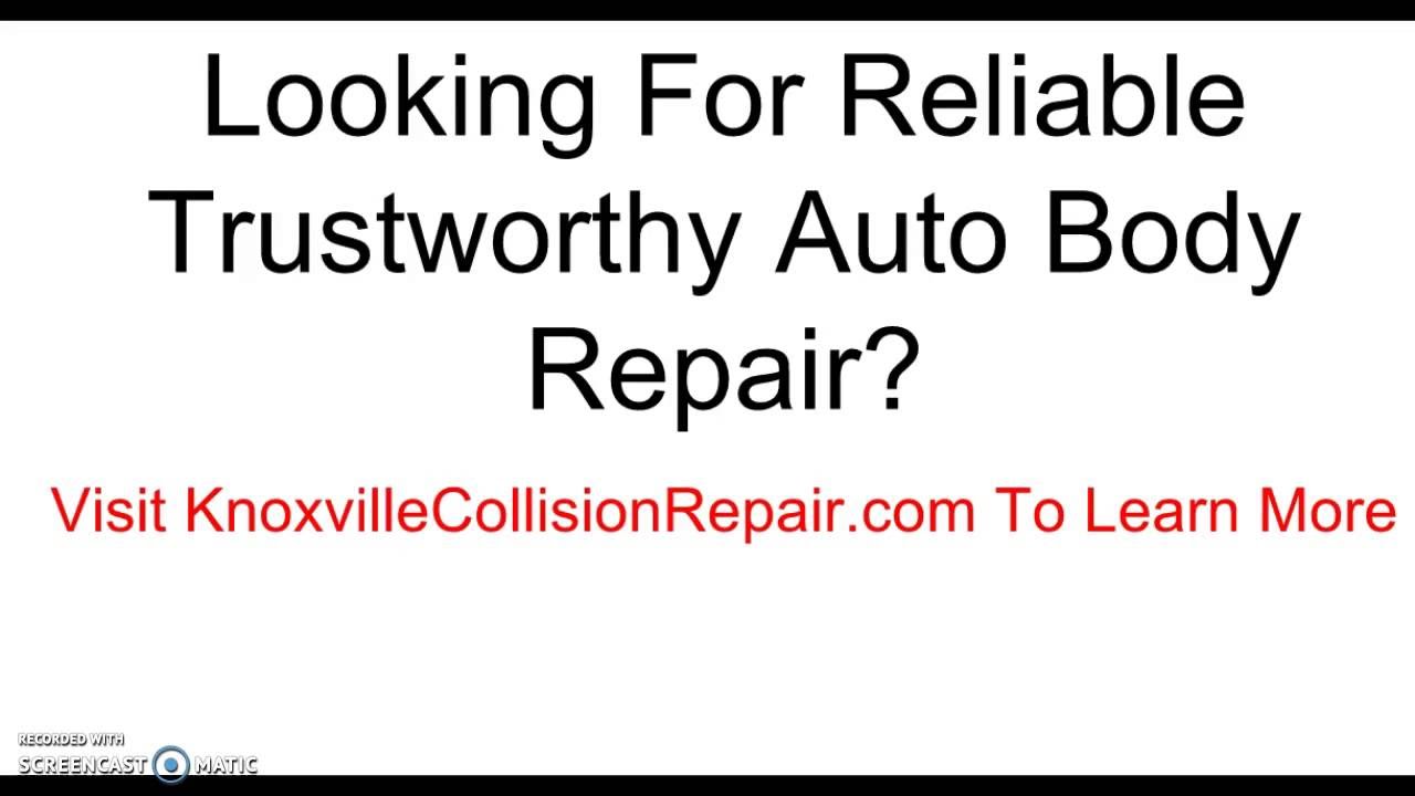 Auto Body Repair Knoxville Collision Repair - YouTube