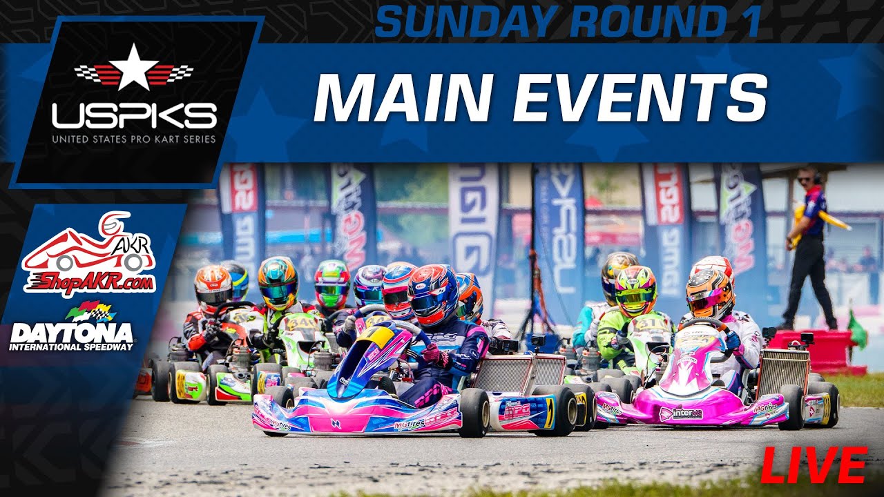2025 United States Pro Kart Series Rd. 1 | Daytona, FL | Sunday - Main Events