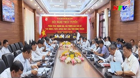 UBND tỉnh tổ chức Hội nghị trực tuyến phân tích,đánh giá cải thiện các chỉ số PAR INDEX, PAPI, SIPAS