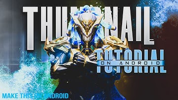 Make Gaming Thumbnails like Mortal/Scout  #1Tutorial