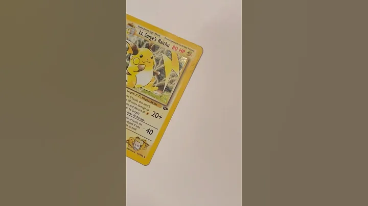 How To Clean A Pokémon Card!