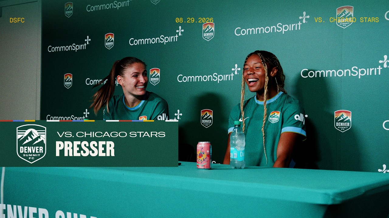 PRESSER with Nick Cushing, Melissa Kössler, Olivia Thomas | Denver Summit FC vs Chicago Stars (6-1)