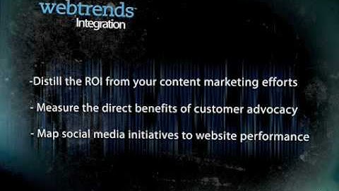 Web Analytics and CRM Integration