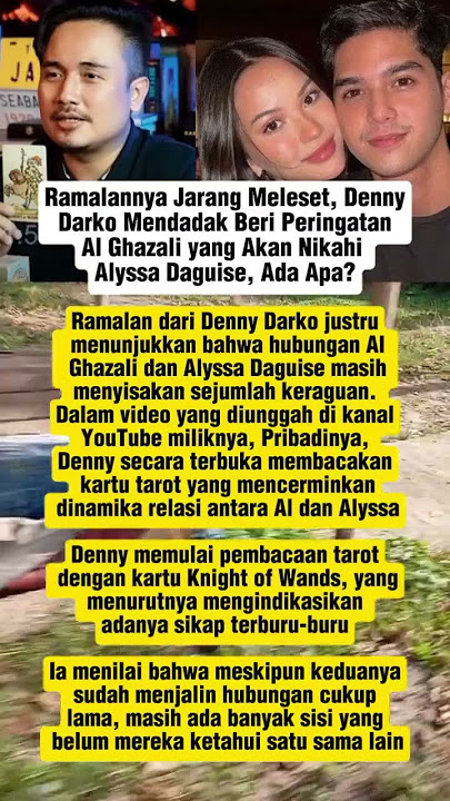 Ramalannya Jarang Meleset, Denny Darko Mendadak Beri Peringatan Al Ghazali
