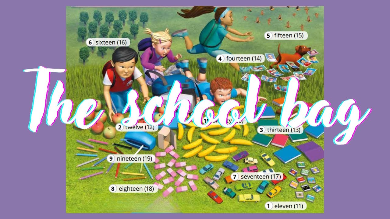 Quick Minds 2 Unit 1 The school bag / Numbers 11-20 - YouTube