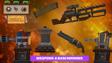 Minecraft Mod Spotlight ~ Immersive Engineering  ~Revolver, Railgun, Chem. Thrower, Turrets & More