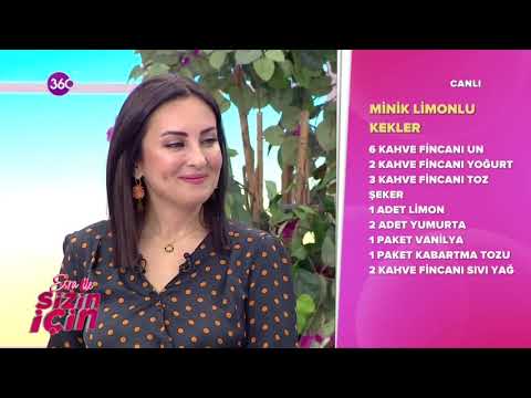 Mini Limonlu Kekler