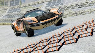 High Speed Spike Strip - Beamng Drive Topcrash