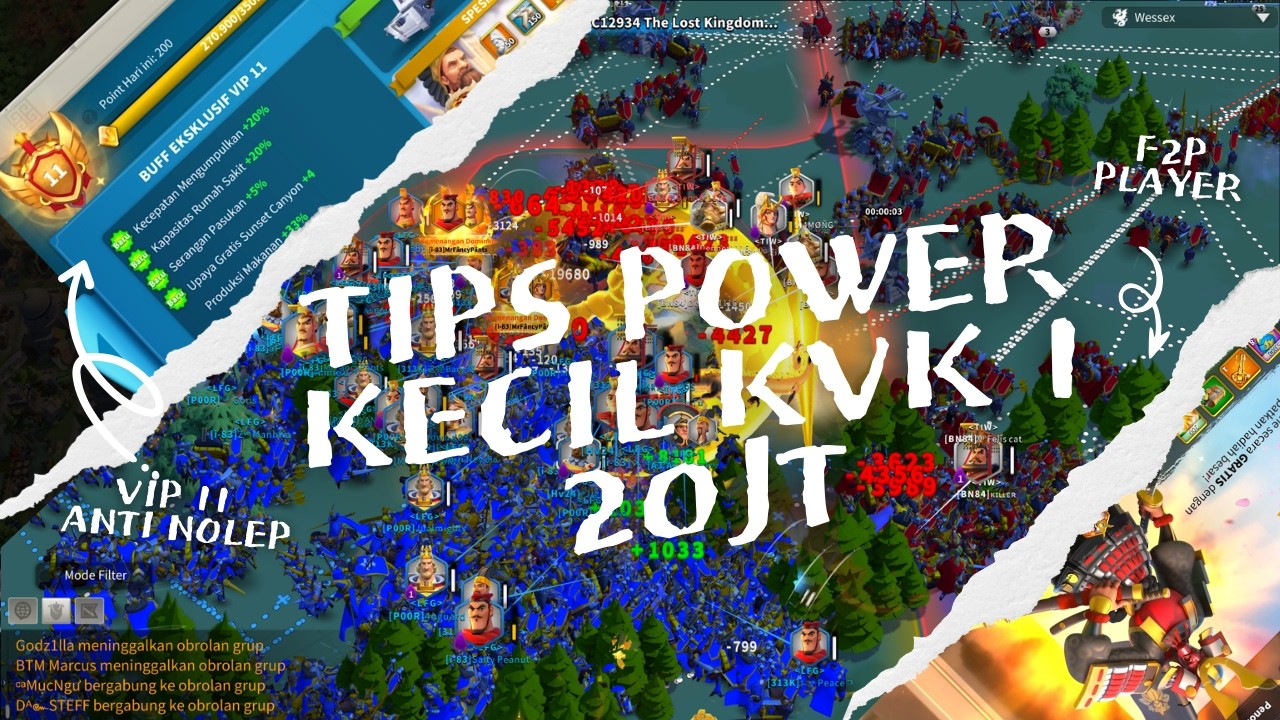 TIPS CEPAT UP POWER ROK: Strategi 20JT Power Sebelum KvK 1 Tanpa Top-Up ...