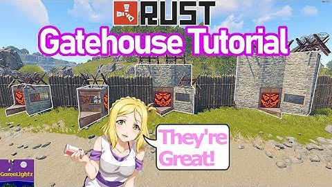 How to Build Compound Gatehouses [RUST Building Tutorial 2022]