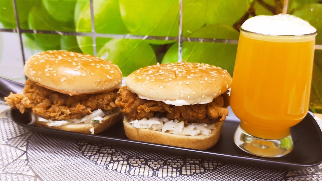 Fried Zinger Chicken Zinger Chicken Burger Zinger Chicken at Home