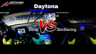 Assetto Corsa - Lamborguini Huracan GT3 (Onboard) triple monitor, Comparison Real VS Simracing screenshot 4