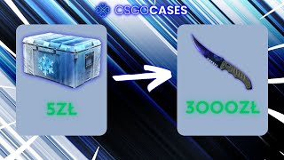 ZDOBYŁEM 3000ZŁ ZE SKRZYNI ZA 5ZŁ!!!!😱🔥 CSGOCASES