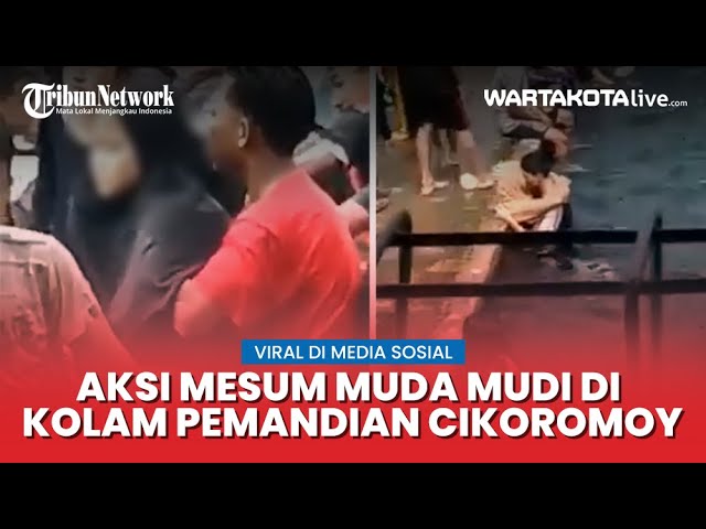 Viral Aksi Mesum Pasangan Muda Mudi di Kolam Pemandian di Pandeglang, Pengunjung Lain Tak Berkutik class=