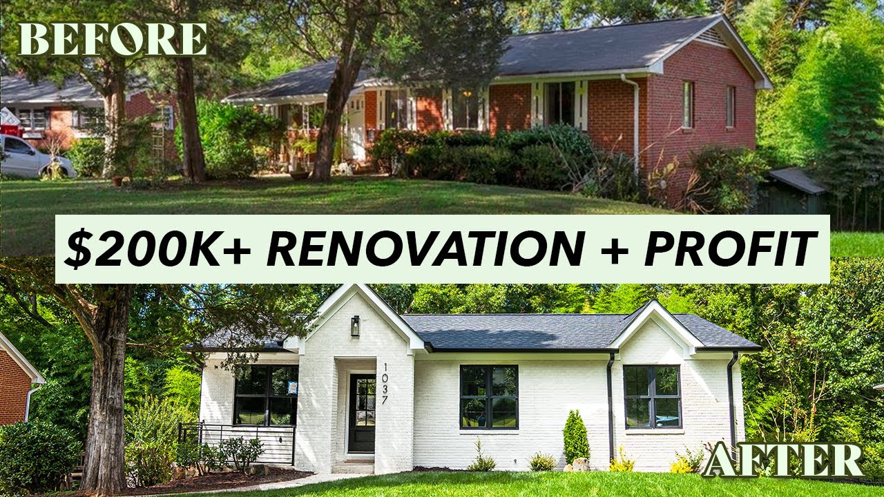 HUGE HOME RENOVATION COST PROFIT Breakdown How Much Money I Made 