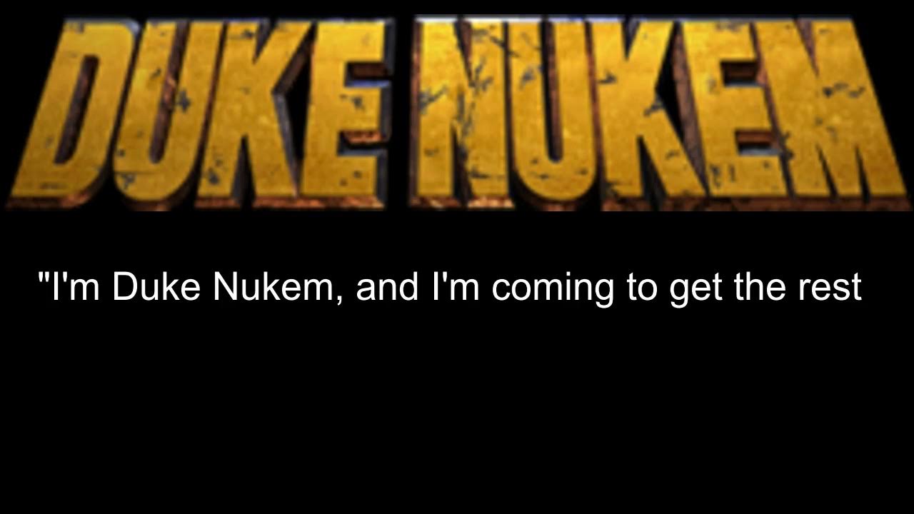The Only Duke Nukem One Liners Game Quotes Video You Need to Watch