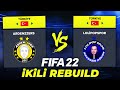 FIFA 22 KENDİ TAKIMLARIMIZLA İKİLİ REBUILD KAPIŞMASI! // KARİYER MODU