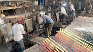 Amazing Scale | Process of Mass Production Rebar | Steel Manufacturing Factory