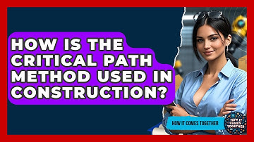 How Is The Critical Path Method Used In Construction? - How It Comes Together