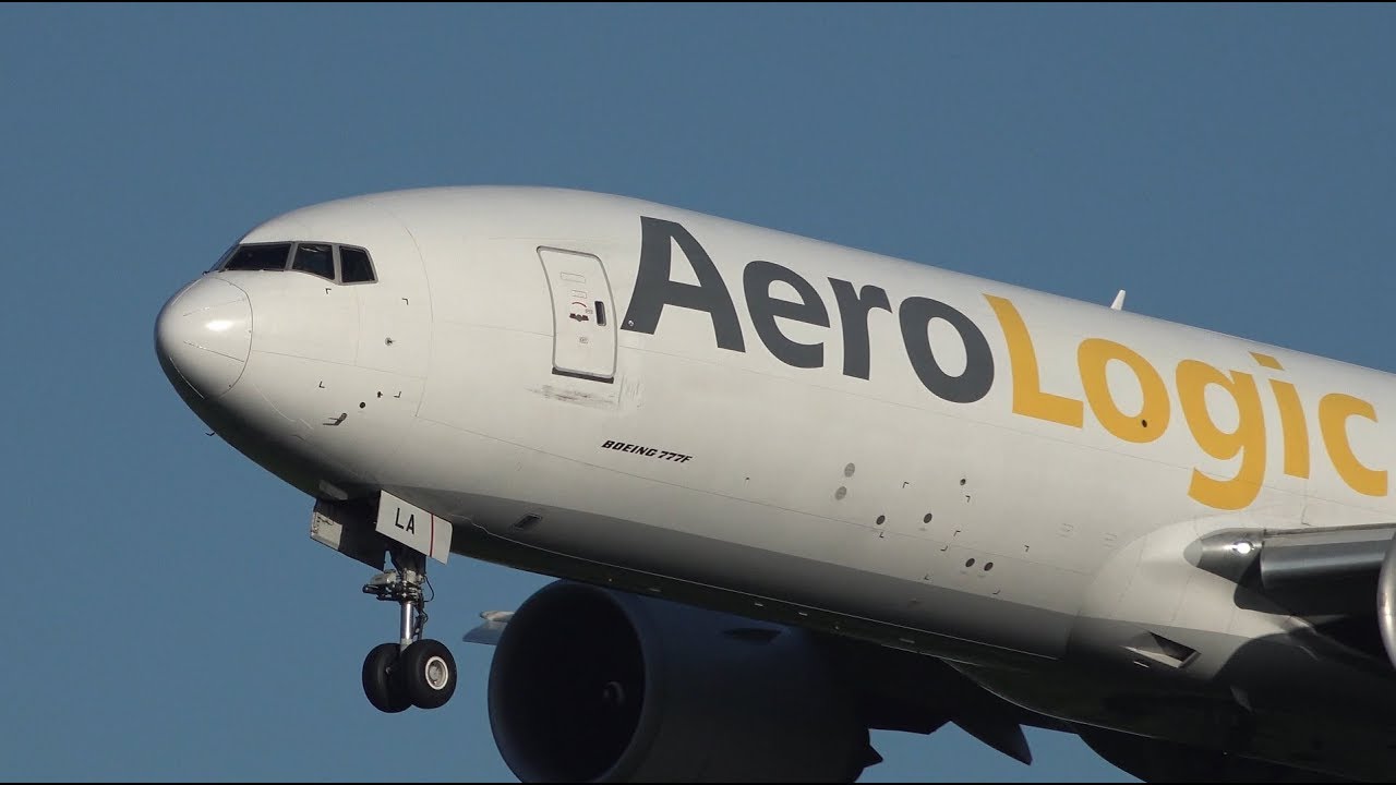 AeroLogic Boeing 777-200F D-AALA Landing and Takeoff [NRT/RJAA]